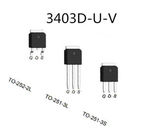 Lineare Energie-MOS-Feld-Effekt-Transistor-vertikale Struktur 3403D-U-V