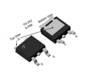 AOD464 kleiner Audiokanal Mosfet-Transistor der Leistungstransistor-/N